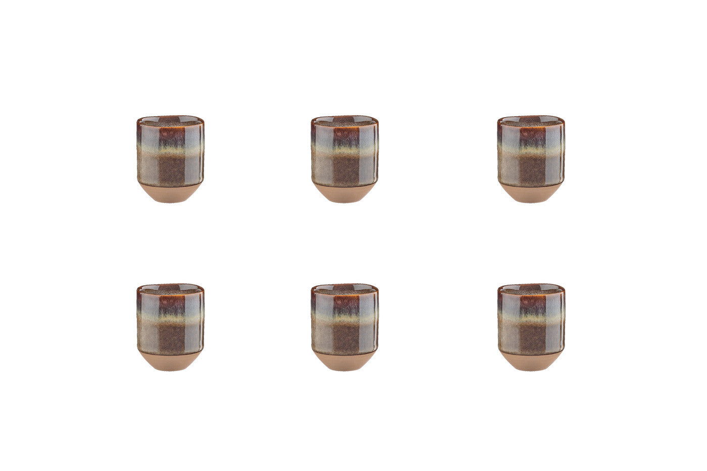 Tasse GENESIS 8cl - 6 pièces - Basalte