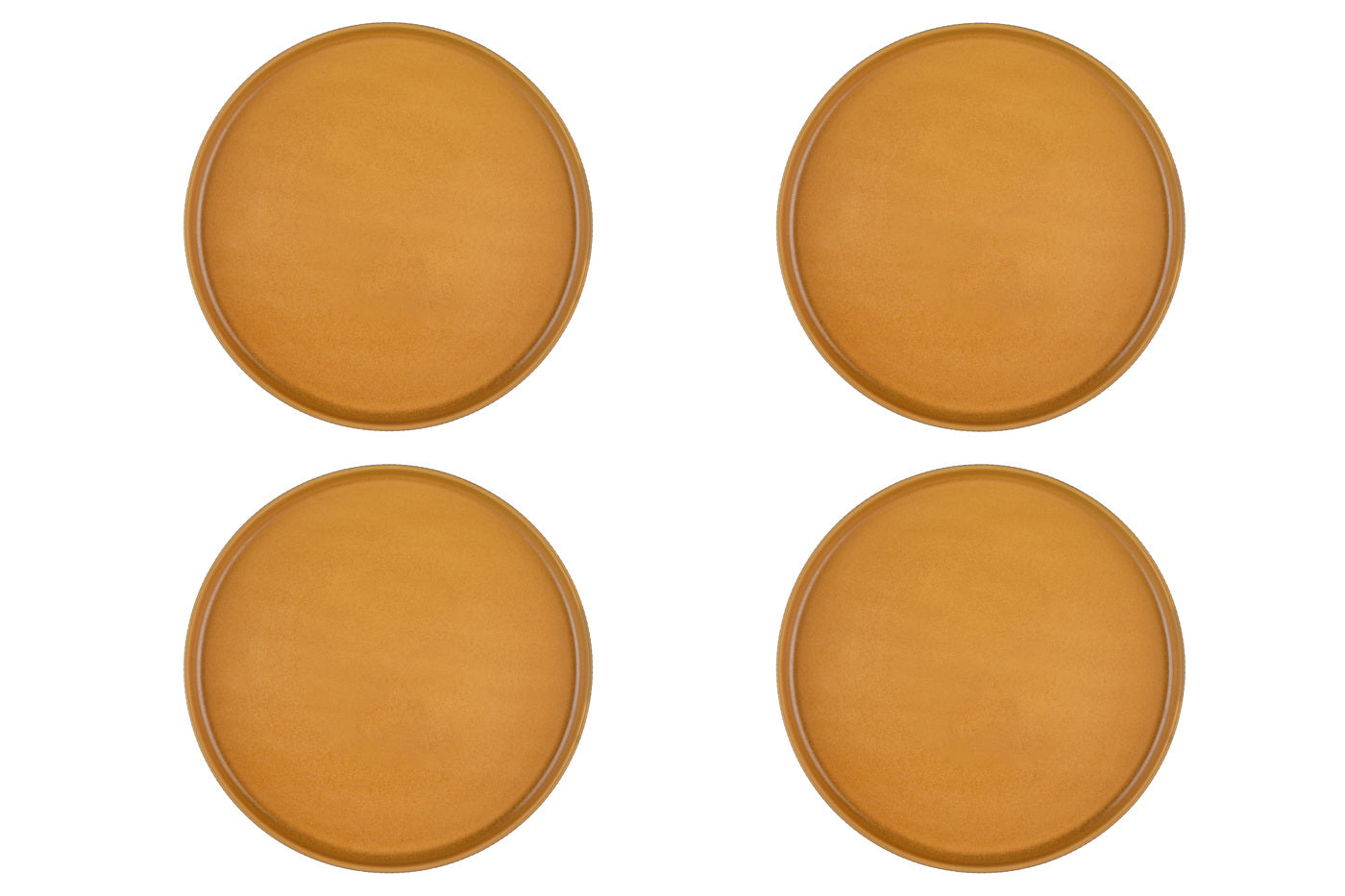 Assiette SCANDI Ø27,5cm - 4 pièces - Ocre