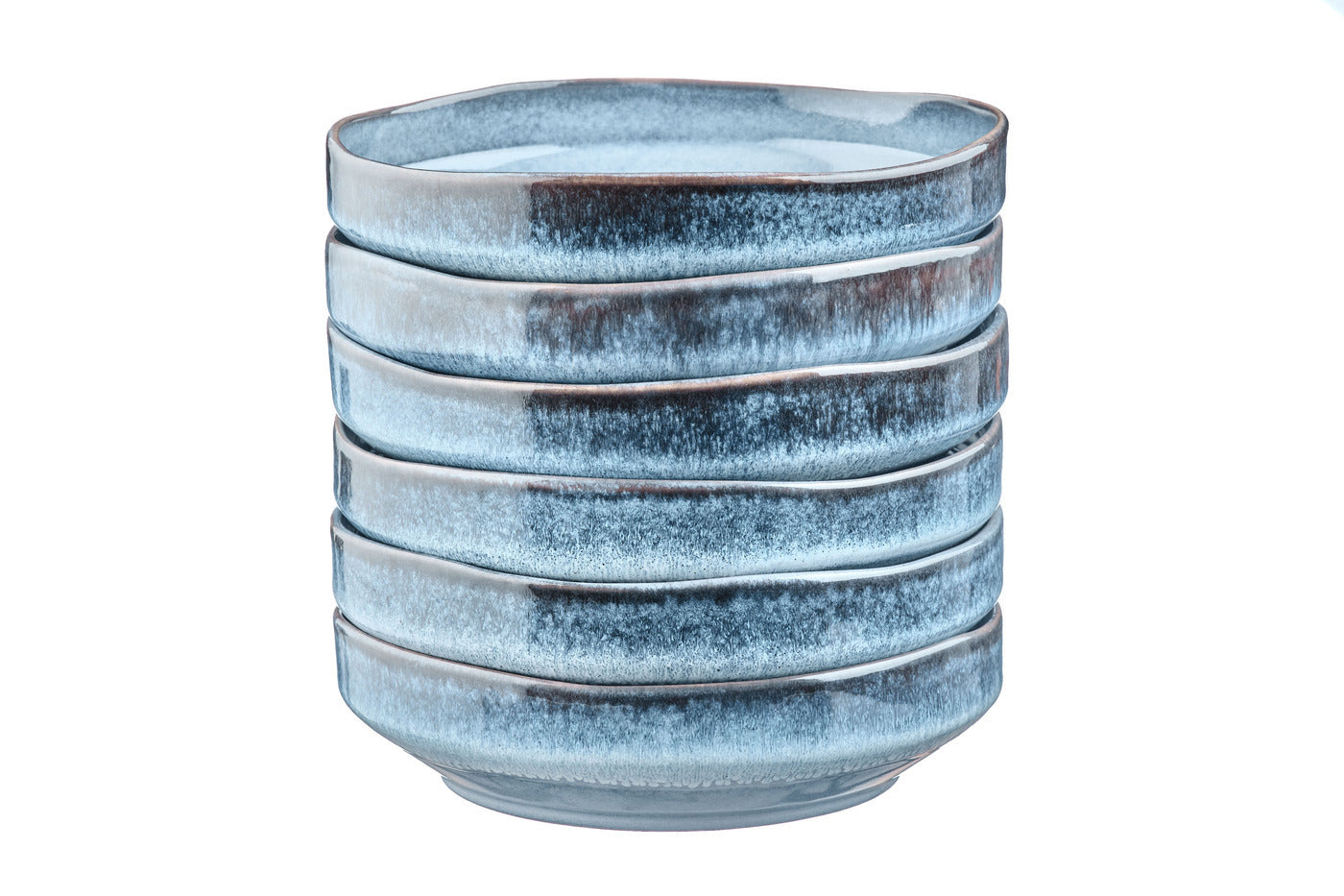 Assiette creuse GENESIS Ø21cm - 6 pièces - Mer