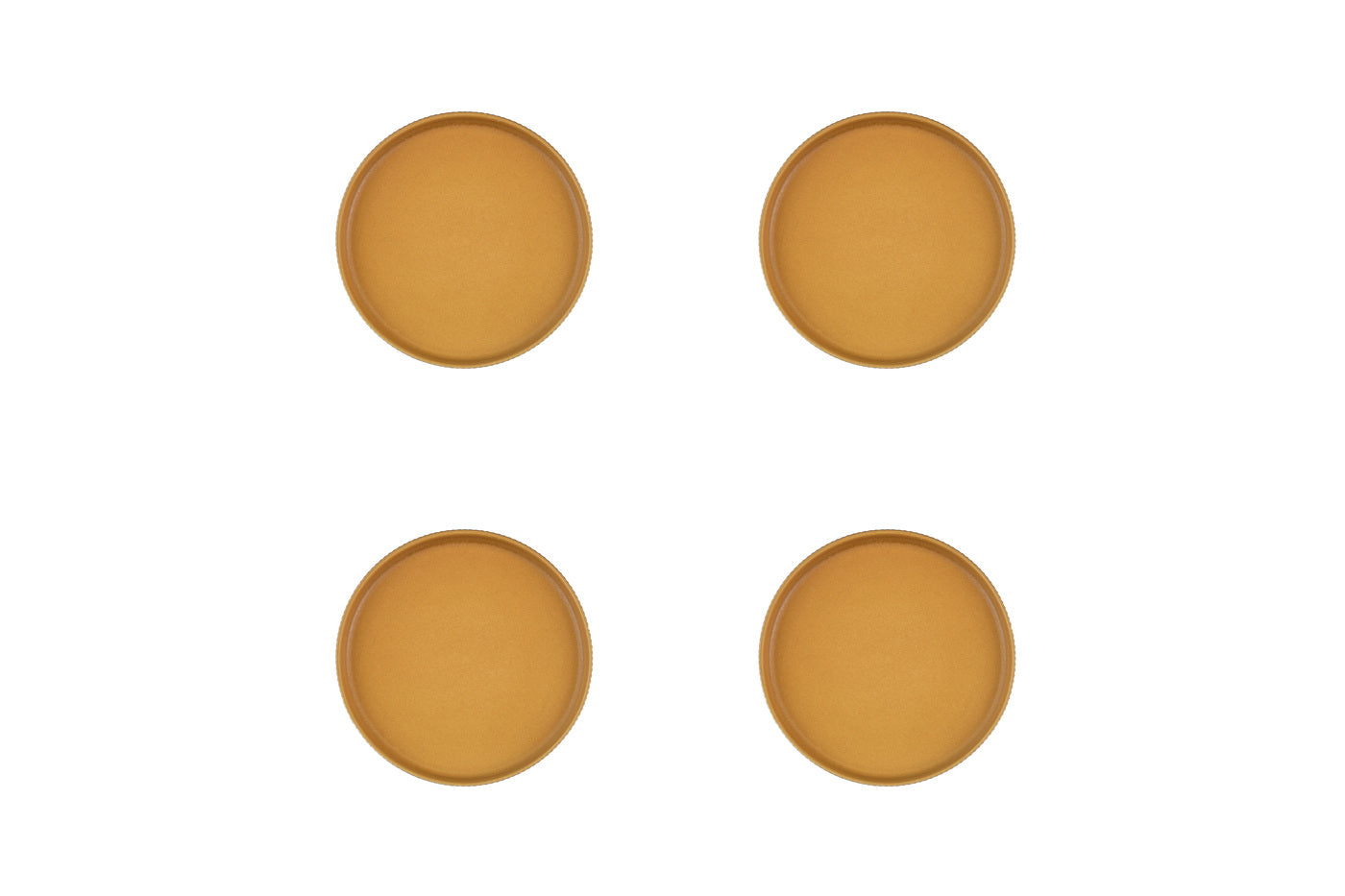 Assiette SCANDI Ø16,5cm - 4 pièces - Ocre