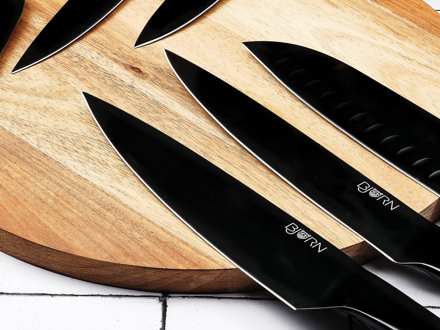 Bloc couteaux de cuisine et couteaux à steak JENSEN LOVIISA - 14 pièces