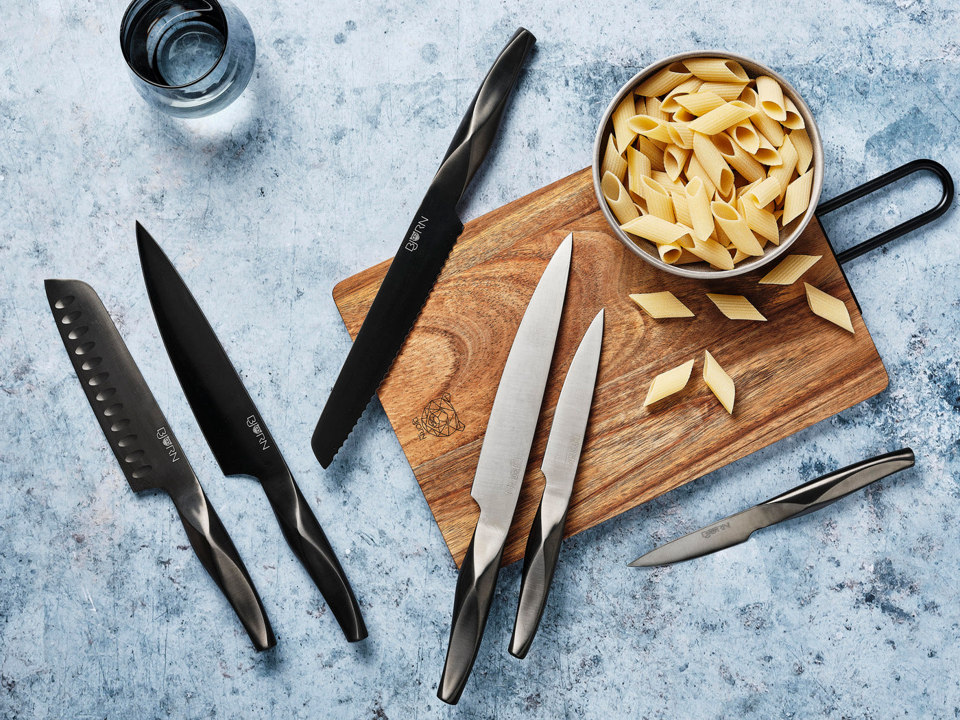 Bloc couteaux de cuisine LARUS SKAGEN - 7 pièces