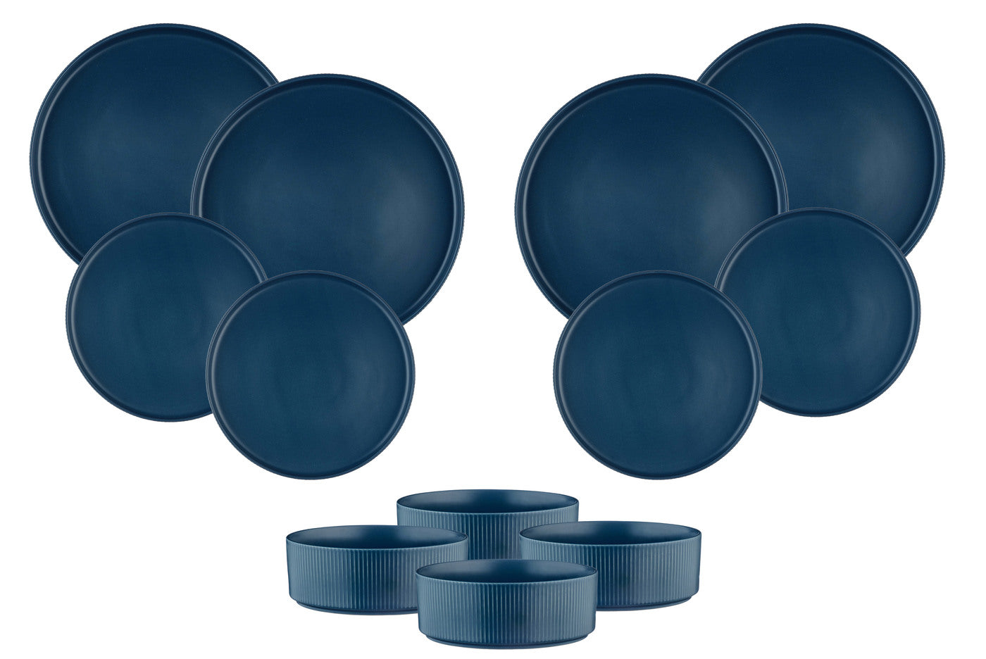 Service Les Essentiels SCANDI - 12 pièces - Marine