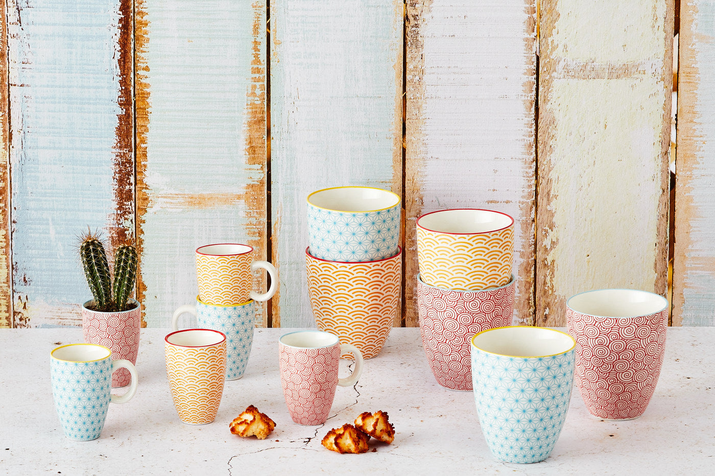 Tasse PATTERN 9cl - 6 pièces - Color