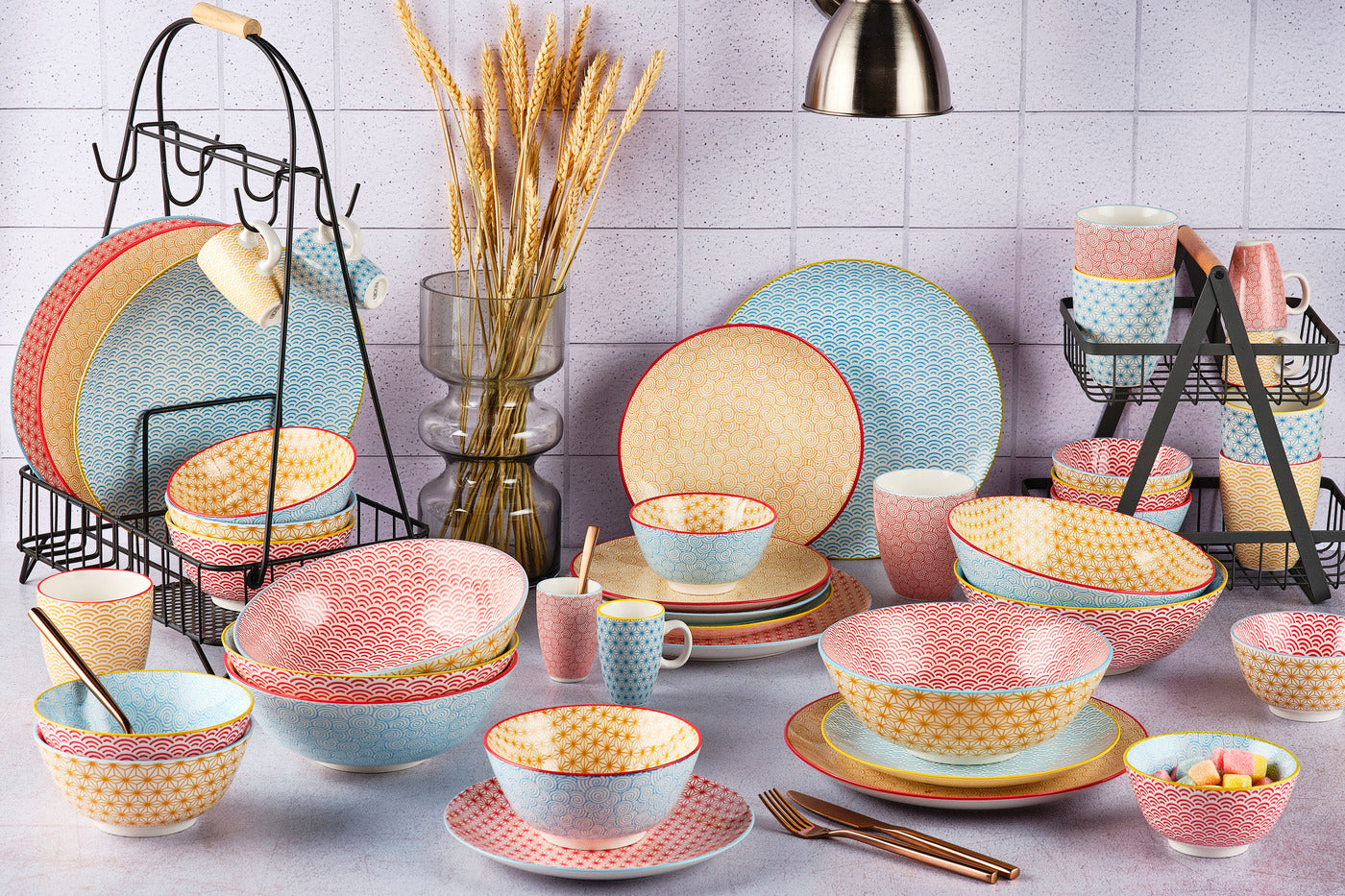 Tasse PATTERN 9cl - 6 pièces - Color