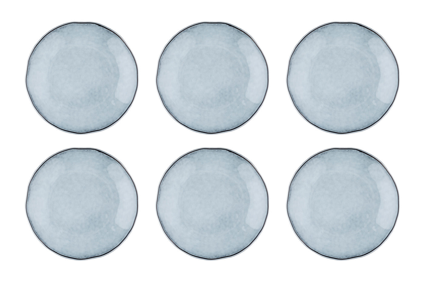 Assiette CLOUD Ø27cm - 6 pièces - Gris orage