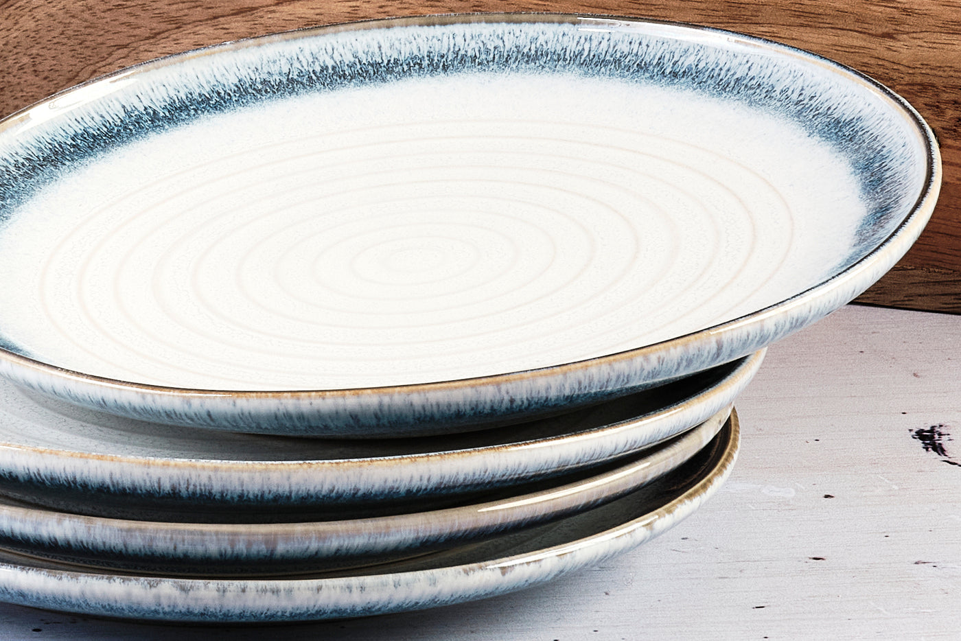 Assiette COSMOS Ø21,5cm - 6 pièces - Azur