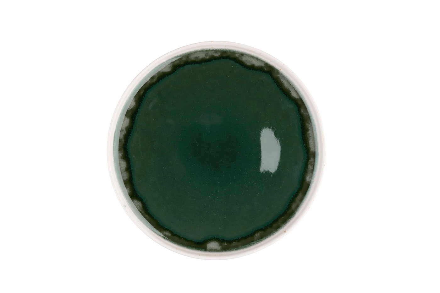 Assiette OXYGEN Ø21,5cm - 6 pièces - Vert de gris