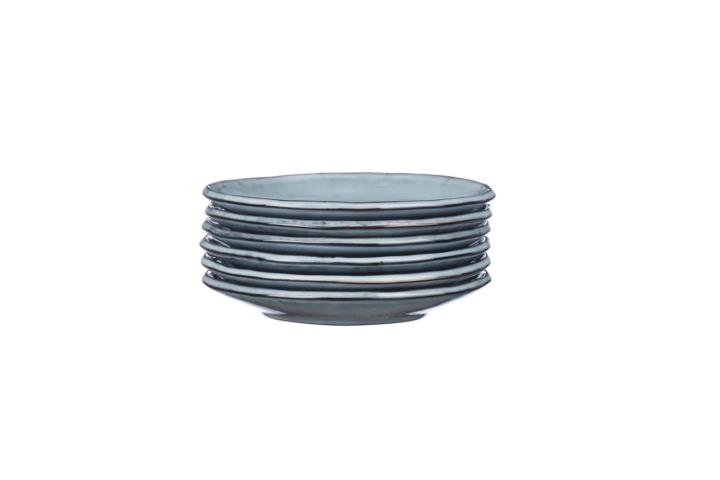 Assiette CLOUD Ø16cm - 6 pièces - Gris orage