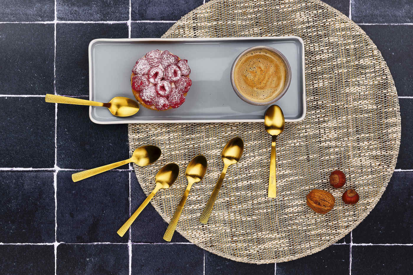 Coffret 6 petites cuillères FINN - Gold