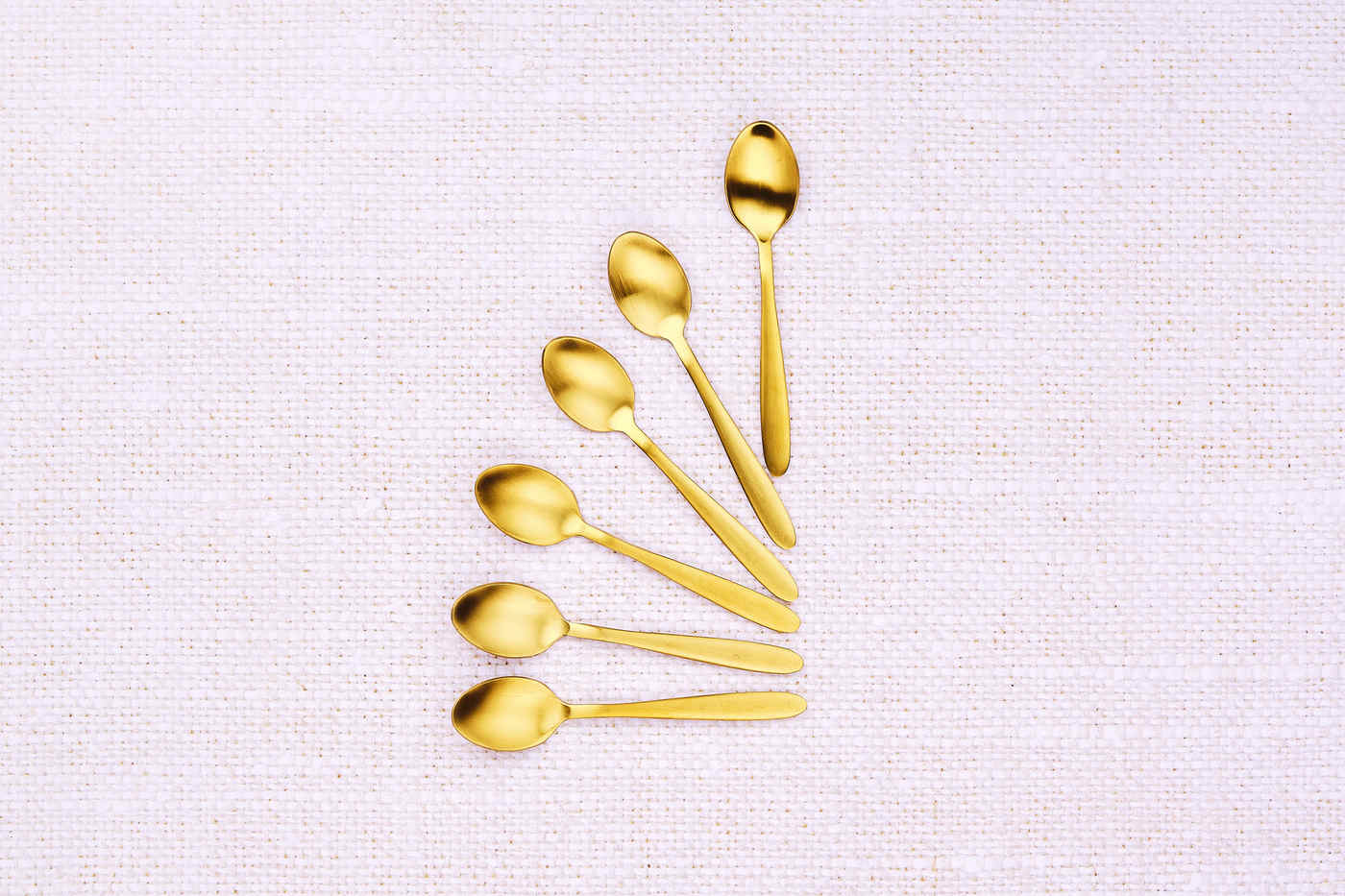 Coffret 6 petites cuillères KAJA - Gold