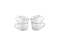 Tasse PURE 12cl - 4 pièces - Blanc Neige