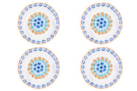 Assiette NAPOLI Ø27cm - 4 pièces - Agrume