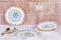 Assiette NAPOLI Ø27cm - 4 pièces - Agrume