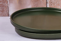 Assiette SCANDI Ø27,5cm - 4 pièces - Olive