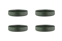 Assiette creuse SCANDI Ø21,5cm - 4 pièces - Olive