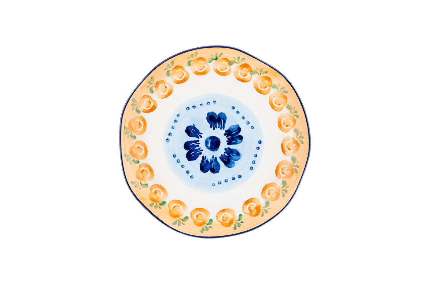 Assiette NAPOLI Ø20cm - 4 pièces - Agrume
