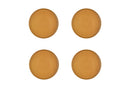 Assiette SCANDI Ø21,5cm - 4 pièces - Ocre