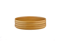 Assiette SCANDI Ø21,5cm - 4 pièces - Ocre