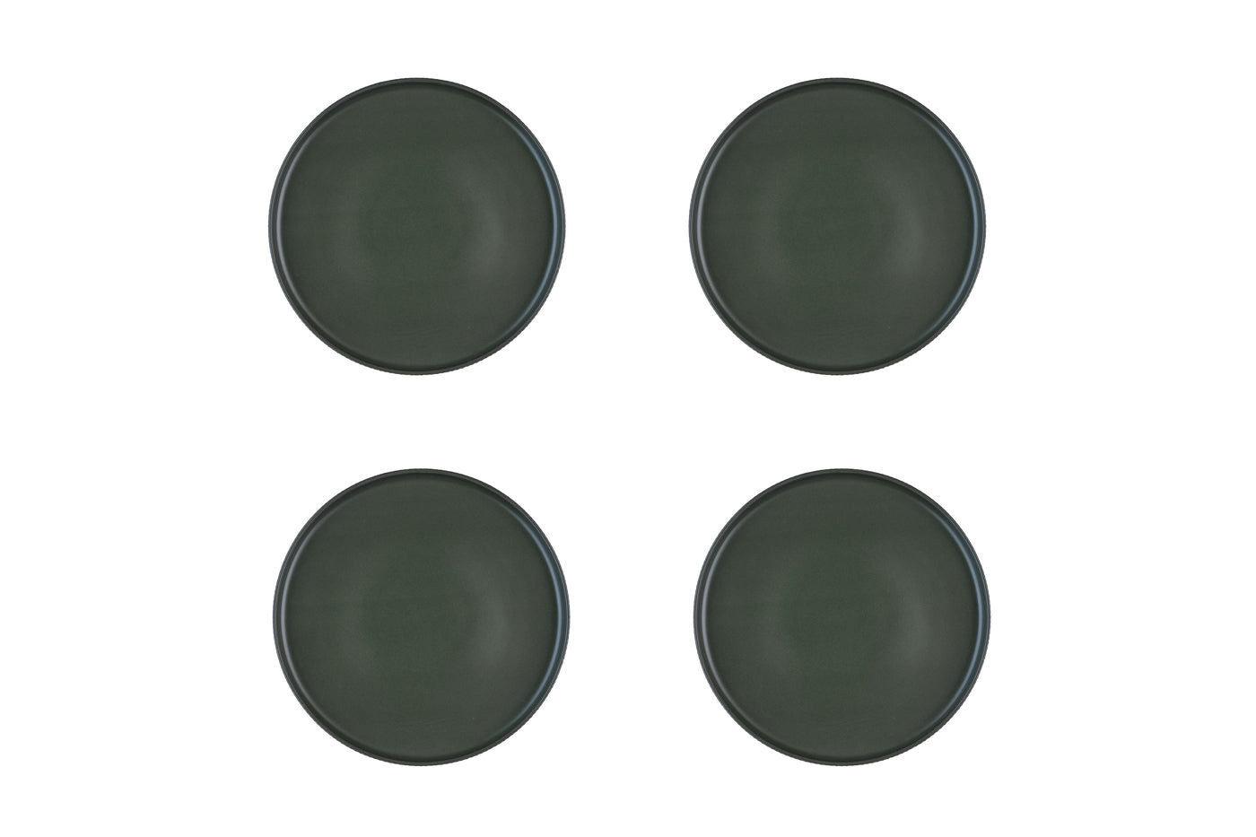 Assiette SCANDI Ø21,5cm - 4 pièces - Olive