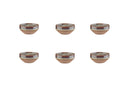 Bol GENESIS Ø8cm - 6 pièces - Basalte