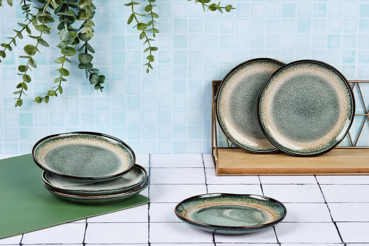 Assiette GENESIS Ø16,5cm - 6 pièces - Terre