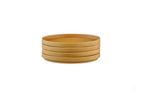 Assiette SCANDI Ø16,5cm - 4 pièces - Ocre