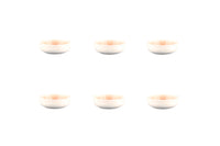 Bol OXYGEN Ø9cm - 6 pièces - Rose poudre