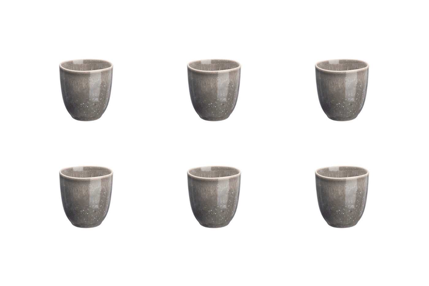 Tasse STELLAR 15cl - 6 pièces - Gris béton
