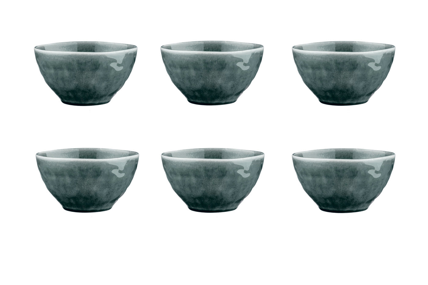 Bol MOON Ø14,5cm - 6 pièces - Pétrole