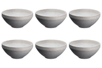 Bol STONE Ø17,5cm - 6 pièces - Gris lune