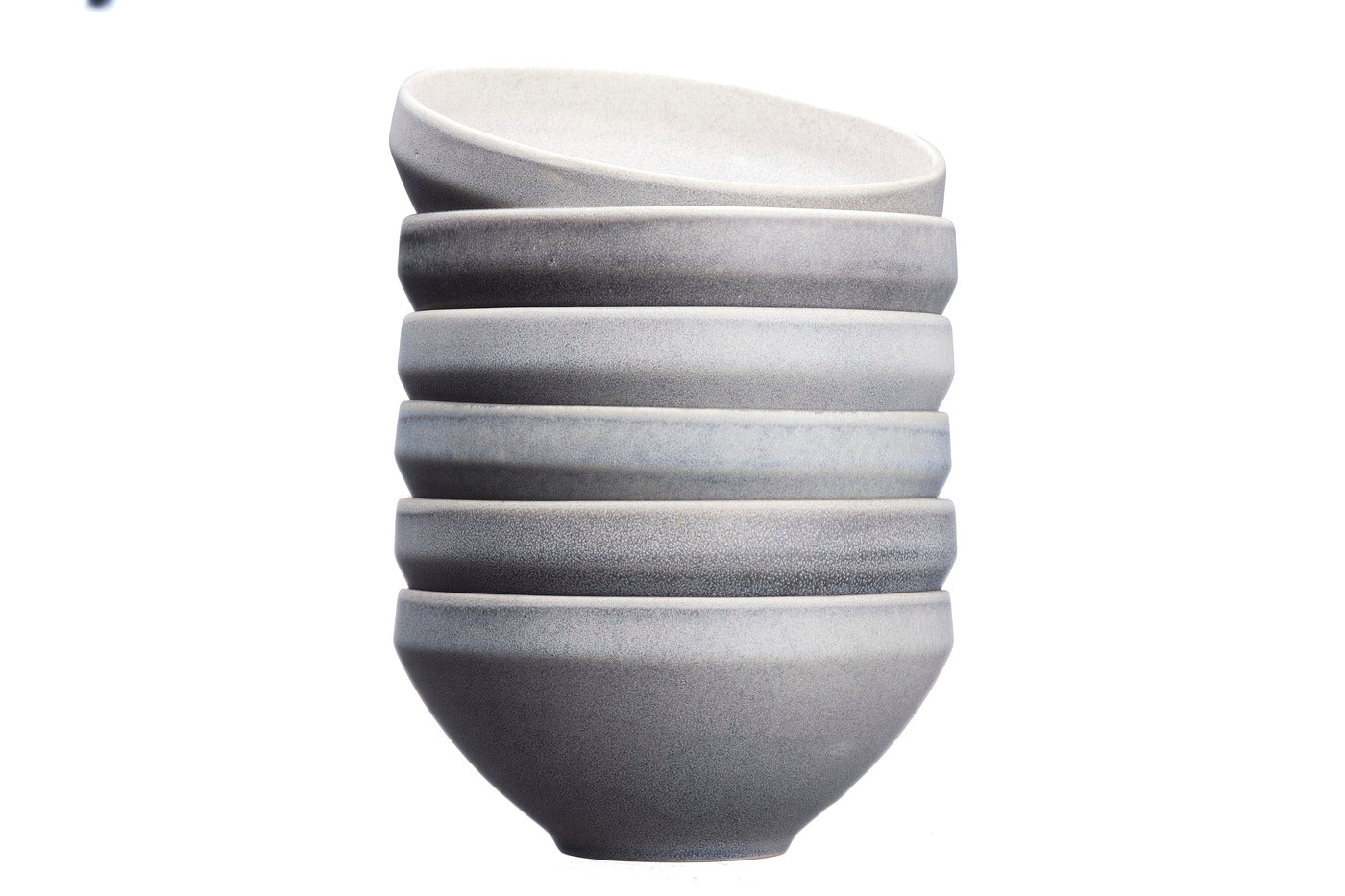 Bol STONE Ø17,5cm - 6 pièces - Gris lune