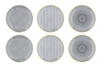 Assiette PATTERN Ø26cm - 6 pièces - Eclipse
