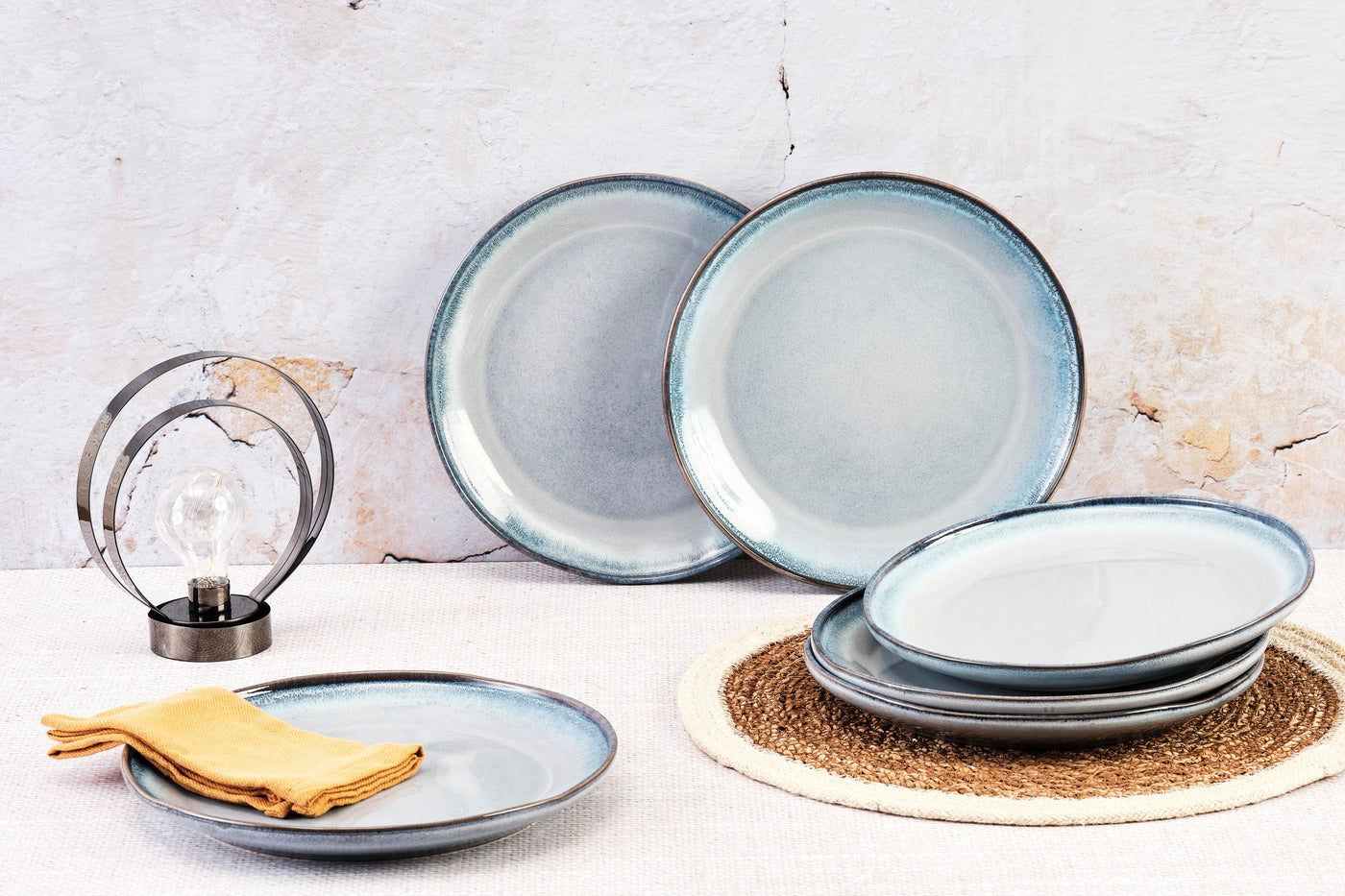 Assiette GENESIS Ø27cm - 6 pièces - Mer