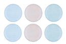 Assiette PATTERN Ø26cm - 6 pièces - Pastel