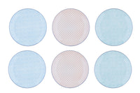 Assiette PATTERN Ø26cm - 6 pièces - Pastel