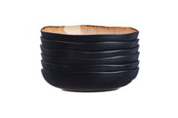 Assiette creuse IRIS Ø22,5cm - 6 pièces - Marron sauvage