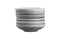 Assiette creuse STONE Ø20cm - 6 pièces - Gris lune