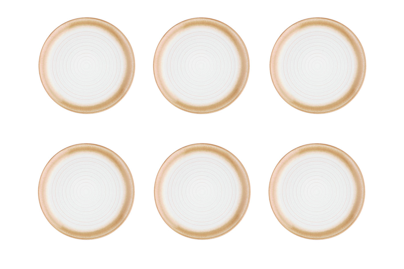Assiette COSMOS Ø21,5cm - 6 pièces - Crème