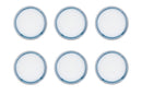 Assiette COSMOS Ø21,5cm - 6 pièces - Azur