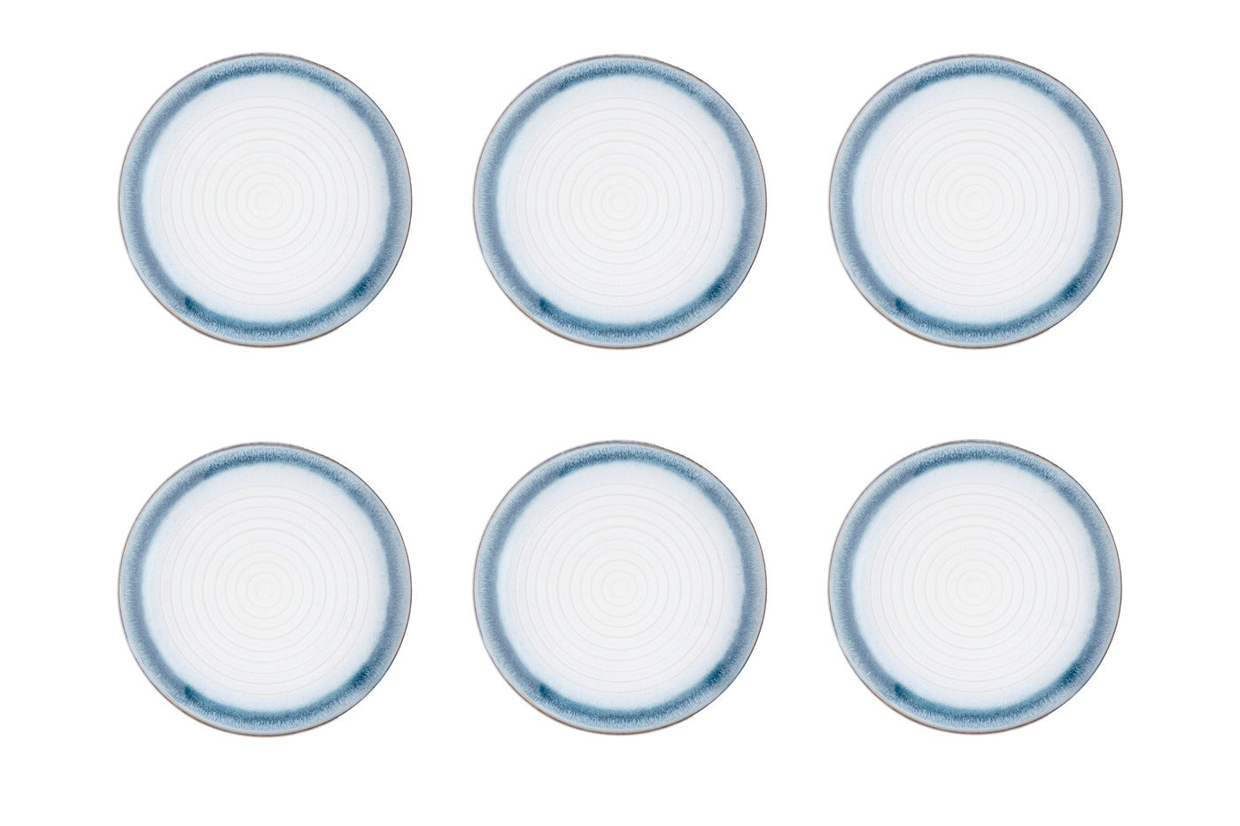 Assiette COSMOS Ø21,5cm - 6 pièces - Azur