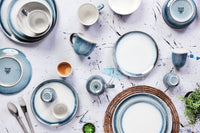Assiette COSMOS Ø21,5cm - 6 pièces - Azur
