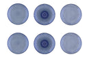 Assiette PATTERN Ø21cm - 6 pièces - Dark blue