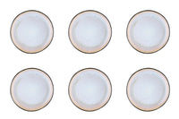 Assiette IRIS Ø21,5cm - 6 pièces - Blanc ivoire