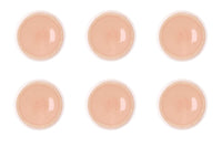 Assiette OXYGEN Ø21,5cm - 6 pièces - Rose poudre