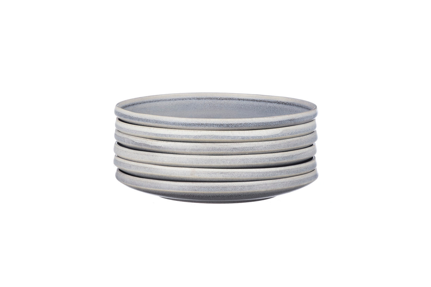 Assiette STONE Ø19cm - 6 pièces - Gris lune