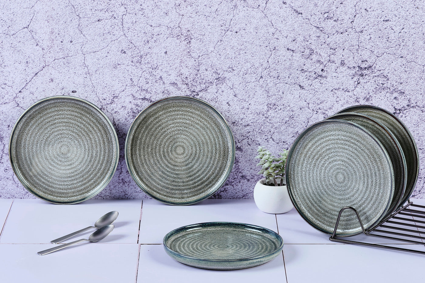 Assiette ZEN Ø17cm - 6 pièces - Natural