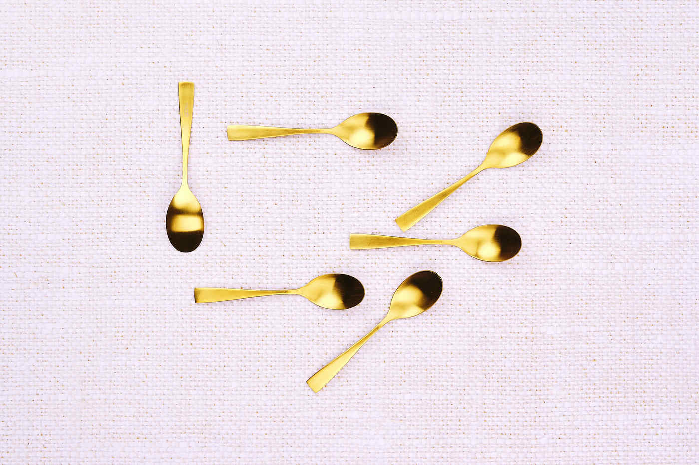 Coffret 6 petites cuillères SVEN - Gold
