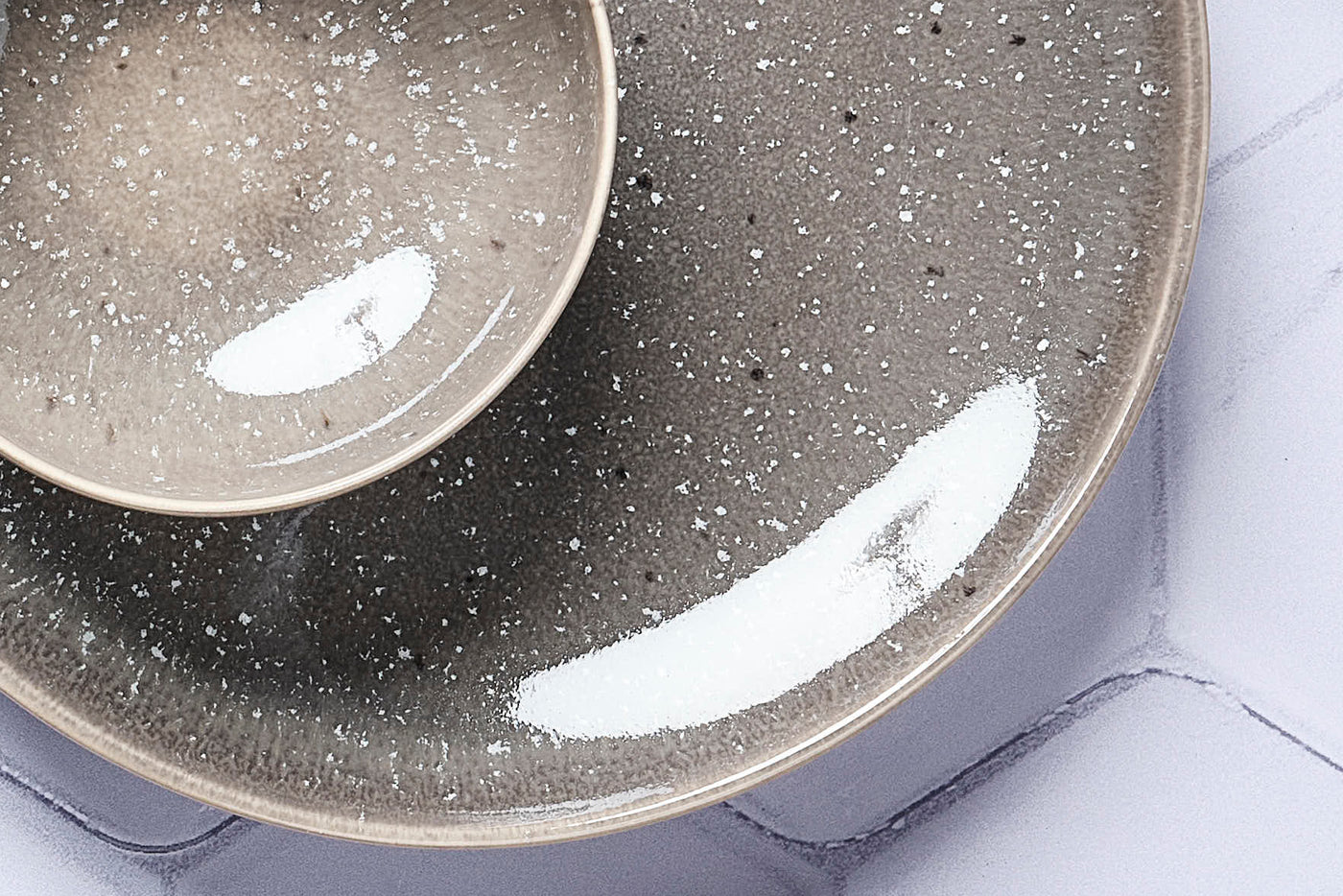 Service Complet STELLAR - 48 pièces - Gris béton